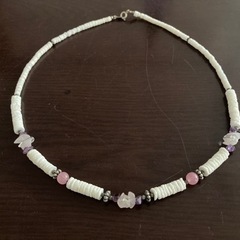 【他のアクセとのまとめ買い歓迎】貝殻風ネックレス