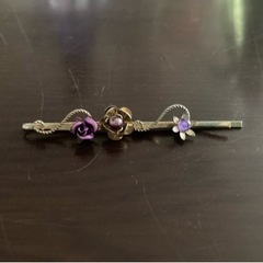 【他のアクセとのまとめ買い歓迎】アンティーク調ヘアピン