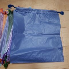 ビニール製きんちゃく袋　18枚の画像