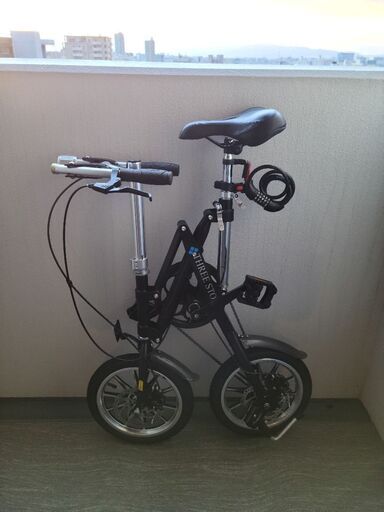 折りたたみ自転車　14インチ　ディスクブレーキ