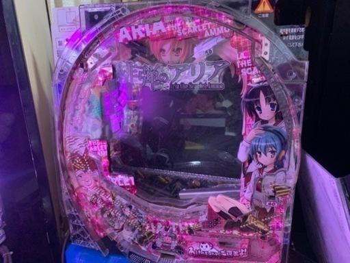 愛知引取発送可　CR緋弾のアリア2 パチンコ実機　卓上仕様