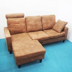 2020年購入 コンセント付3人掛けソファ コーナーソファー L字ソファ (JA14)