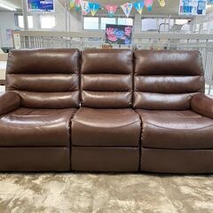 【愛品館 江戸川店】ニトリ ３P電動ソファ ID：156-018294-007
