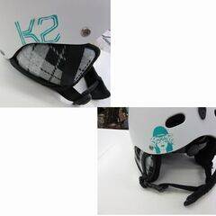 スキー  スノーボー用 ヘルメット  K2 レディース Mサイズ 55～59㎝ ホワイト 札幌 厚別店の画像