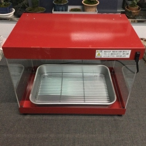 中古　保温庫　FS-100　幅45　　奥行29　　高さ35　 （ｃｍ）　フードショーケース　レフランプ　タイジ　保温ケース　ホットショーケース