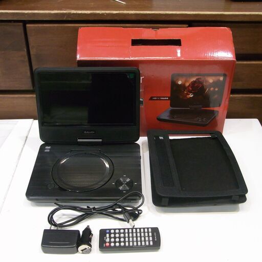GAUDI 9型ワイド ポータブルDVDプレーヤー GPD09B1BK 美品【モノ市場 東海店】139