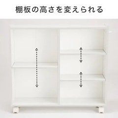ニトリ キャスター付き本棚 1月11日までの画像
