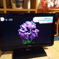 東芝（REGZA)11年製　22インチ　中古　テレビの画像
