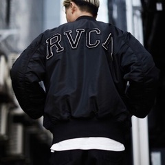 ユニセックス RVCA ルーカMA-1 WEB限定 ジャケット Ｌの画像