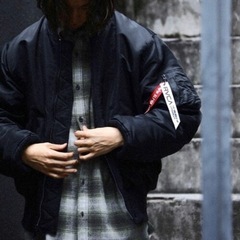 ユニセックス RVCA ルーカMA-1 WEB限定 ジャケット Ｌの画像