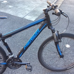 マウンテンバイク 自転車 MERIDA MATTS 6.5 黒 ロック付の画像