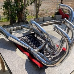 最終値下げ決行^ - ^CBX 400F純正マフラー美品＆当時物