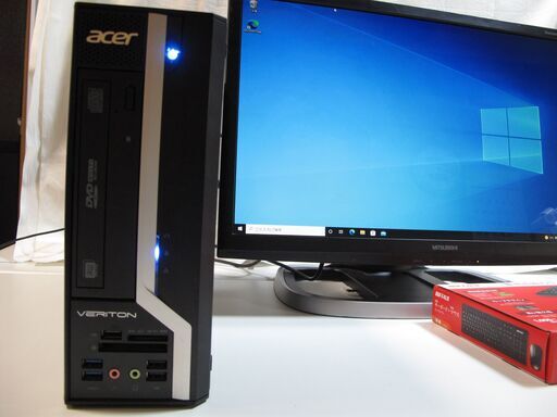 【取引中】【Core i7-3770 3.40GHz】acer Veriton X4620G  ★ Windows 10 ★ メモリ4GB モニター付き デスクトップパソコン