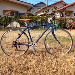 軽いアルミフレームで通勤・通学に最適！　7段変速クロスバイク　W...