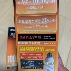 Panasonicパルックボール100型2個セット！の画像