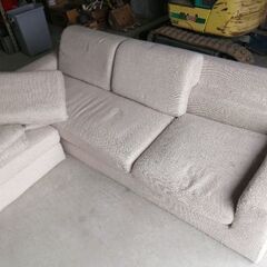 ソファー　背もたれ高さ調整あり生地を外して洗えますの画像