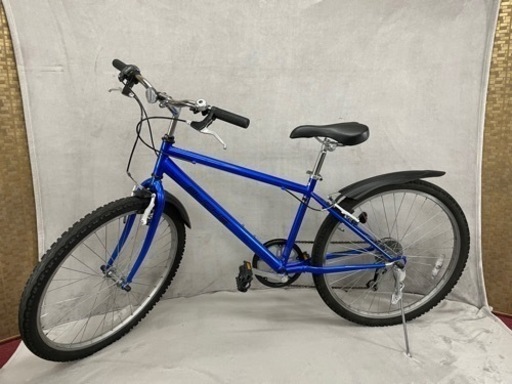 mountain bike BUCHS 自転車 26インチ ブルー 青 ギア 6速