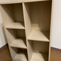 カラーボックス　組み立て済みの画像