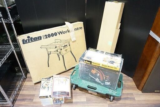 【苫小牧バナナ】新品未使用品 TRITON/トリトン 高性能 ワークステーション ワークセンター2000 WCJ201 丸のこ付きセット♪