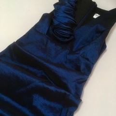 ★【美品】青ドレス