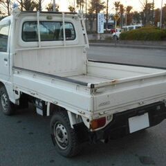 【値下げしました】車検Ｒ4.2.13　ｽﾊﾞﾙ　サンバートラック　4WD　5MT　走行少の画像