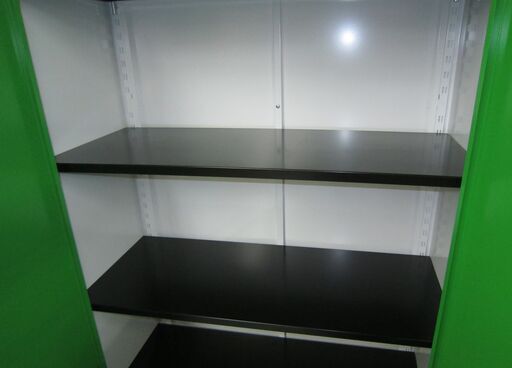R211 Ceha A4スチール書庫 5段 両開き 下置き用 鍵付き、美品 幅88cm
