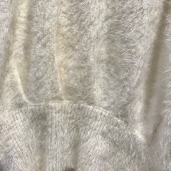 神戸レタス　フェザーシャギーニット　ホワイトの画像