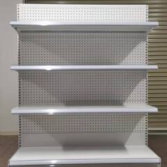 ★新品★展示ラック 店舗什器 陳列什器 テナント用什器　店舗用什器　ボトルレス　物産展用展示什器　スーパー用什器　コンビニ用什器 片面タイプ　高さ１５０　横幅１２０の画像