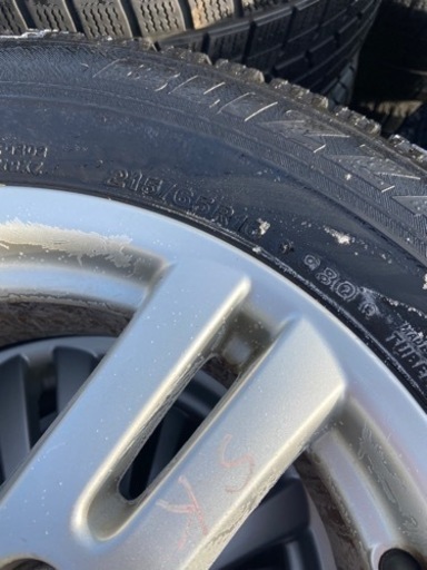 マツダMAZDA用アルミホイール付きスタッドレスタイヤ