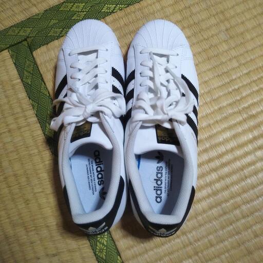 一度も履いてないアディダスのスニーカーです