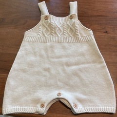 新品ニットサロペット　80