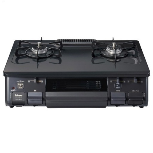 【超美品‼️】定価49,280円♪ パロマ 2018年製 LPガス(プロパン)用 ガステーブル 左強火/水無し片面焼グリル