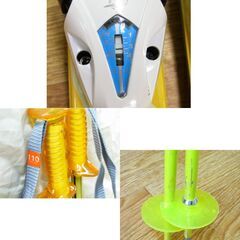 ジュニアスキー 138㎝ B×B JX-G1 板・ビンディング・ポール 3点セット イエロー カービングスキー 西岡店の画像