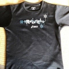 【取引中】asics陸上競技長袖TシャツサイズMの画像