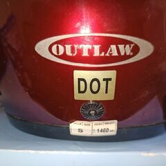 【2月末掲載終了】outlawヘルメット・傷有 清掃済の画像