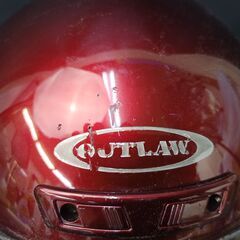 【2月末掲載終了】outlawヘルメット・傷有 清掃済の画像