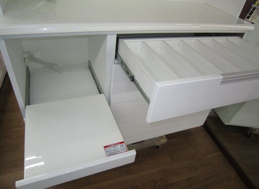 R321 NITORI キッチンボード、食器棚、幅120cm USED・美品