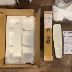 【新品】大光電機 Daiko ダイコー CCF-014W4 シーリングファン セット品 リモコン付①の画像