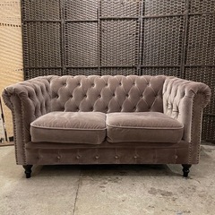 売約済み]Vincent ヴィンセント ソファ 2人掛け チェスターフィールド