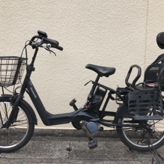 電動自転車　ギュットアニーズ　チャイルドシート付