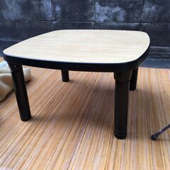 値下げました【懐かしいかも】60×60㎝ レトロなちゃぶ台 折り...