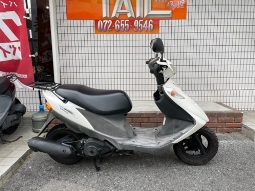 ★9万円　アドレスv125g 前後タイヤバリ山！セル1 実働車★スズキ　アドレス　CF4EA 小型　スクーター