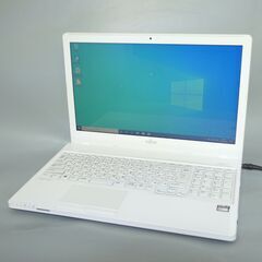 新品高速SSD 中古美品 ホワイト ノートパソコン 15.6型 ...