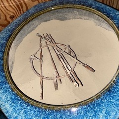 昭和レトロ　火鉢　灰　等の画像