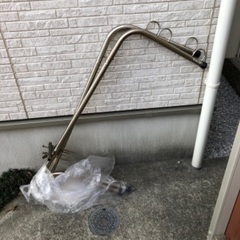 物干し　ポール　ベランダ　格子用
