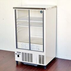 山口)下松市より　ホシザキ 小形冷蔵ショーケース SSB-63CL2 冷蔵156L 単相100V 幅63×奥行55×高さ108cm 2017年製 　BIZJA09H