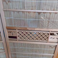 お譲り先決まりました！和風衝立 パーテーション ４連 差し上げますの画像