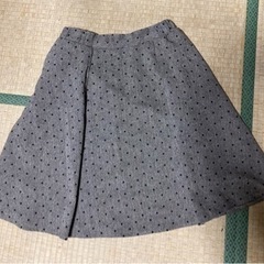 【しっかり生地】水玉スカート