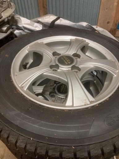 アルミホイール付き155/80R13  スタッドレス