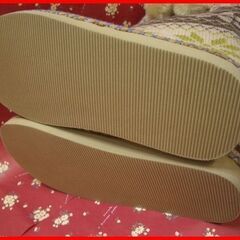 未使用 Sサイズ あったか ロングブーツ 内ボア ノルディック柄 ボンボン付の画像